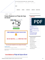 Como Crear Un Flujo de Caja en Excel Paso A Paso - Aplica Excel Contable