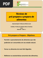 Tecnicas de Pré Preparo e Tipos Calor