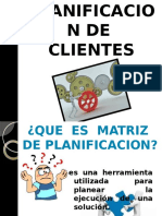 Planificacion de Clientes 