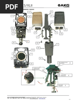 Akg C414 B Xls Xlii Service Computer Engineering Electricity