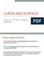 Curve and Surface: Prof. Ehsan T Esfahani Spring 2016