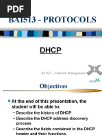 DHCP Presentation