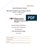 Cad Cam Final Manual