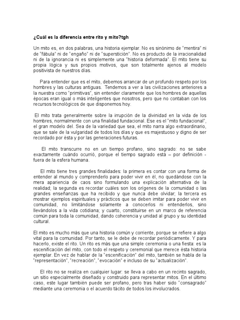 Diferencia Entre Ritual, Rito Y Ceremonia – DILRF