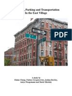 Shopping, Parking and Transportation in The East Village