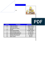 Practica 4 de Excel: Combinacion de Datos: Factura