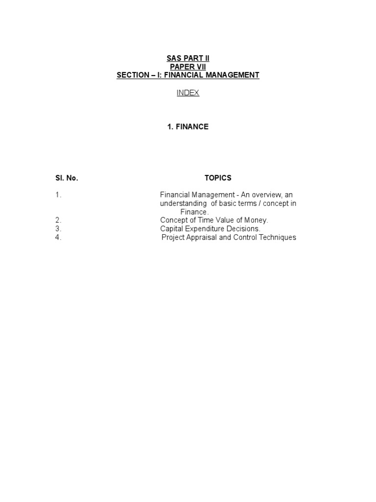 Understanding Financial Management Basics | PDF | Net Present Value ...