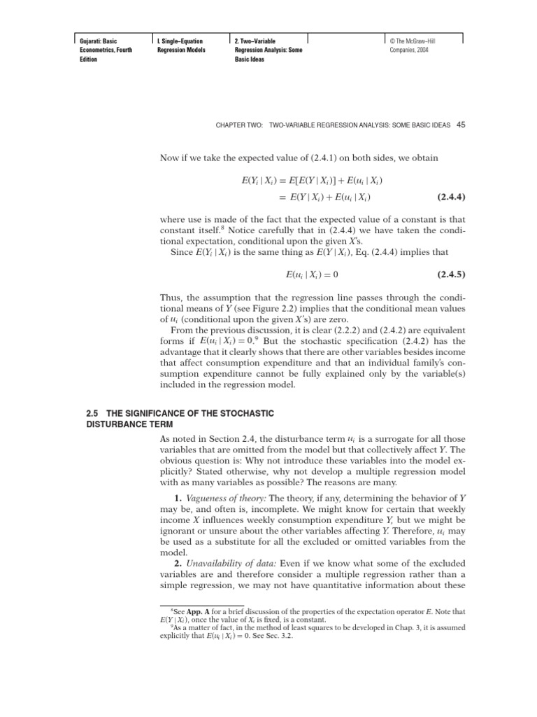 Econometrics Assig 1 | PDF | Regression Analysis | Linear Regression