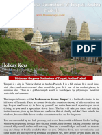 Divine and Gorgeous Destinations of Tirupati, Andhra Pradesh - HolidayKeys - Co.uk