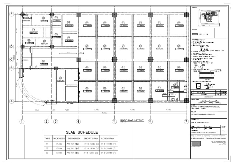 Slab Schedule & Thickness Guide | PDF | Technology & Engineering