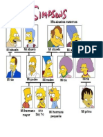 Arbol Familiar Simpsons