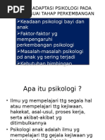 Download PROSES ADAPTASI PSIKOLOGI PADA ANAK SESUAI TAHAP PERKEMBANGANpptx by Konstantinus Hati SN306608080 doc pdf