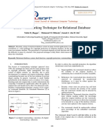 Blind Watermarking Technique for Relational Database