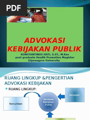 Power Point Advokasi Kebijakan 2013 Pdf