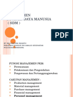 Bahan Presentasi Manajemen SDM 