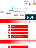 Karya Technologies Provides Oracle Services at Affordable Cost