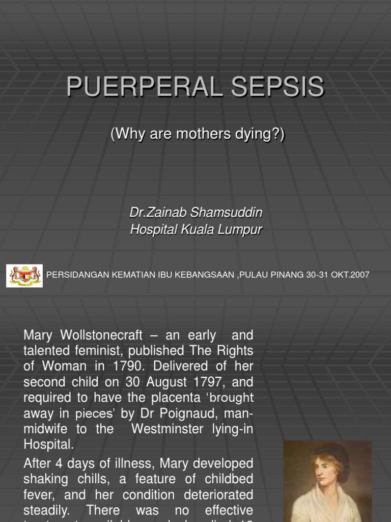 Puerperal Sepsis Sepsis Childbirth