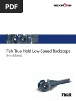 561 110 Falk True Hold Low Speed Backstops Catalog