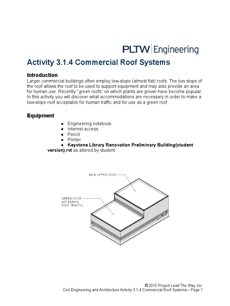 3 1 4 Acommercialroofsystems | PDF | Roof | Engineering