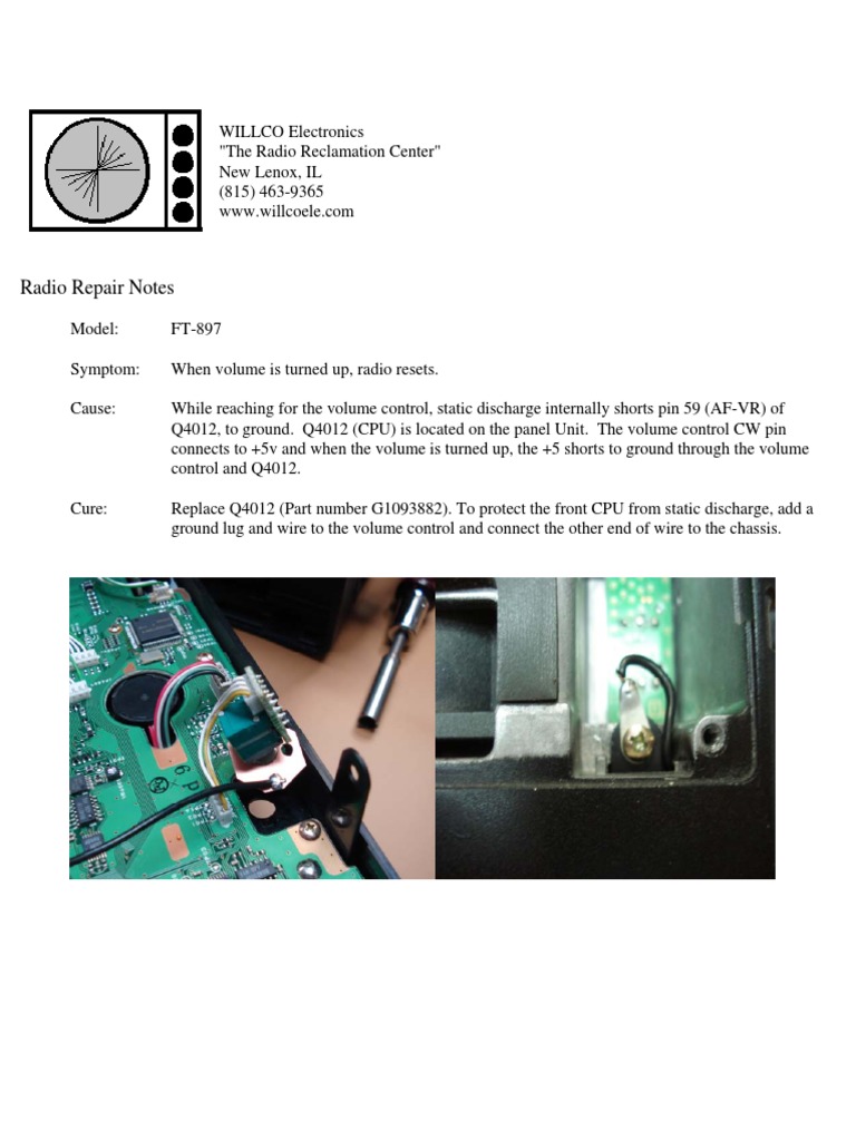 FT 897 Static Protection | PDF