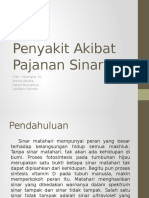 Penyakit Akibat Pajanan Sinar Uv