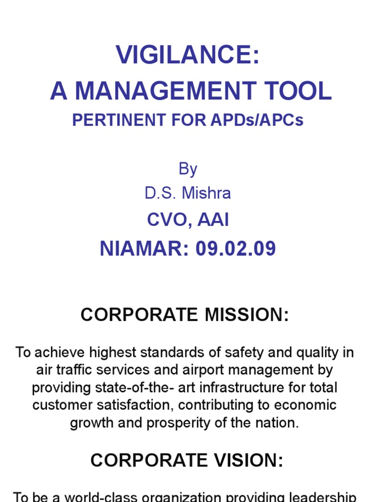 How Is Vigilance A Management Tool? – KRESI