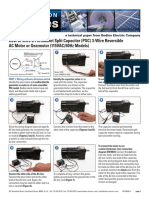 How To Wire A Permanent Split Capacitor (PSC) 3-Wire Reversible AC Motor or Gearmotor (115VAC/60Hz Models)