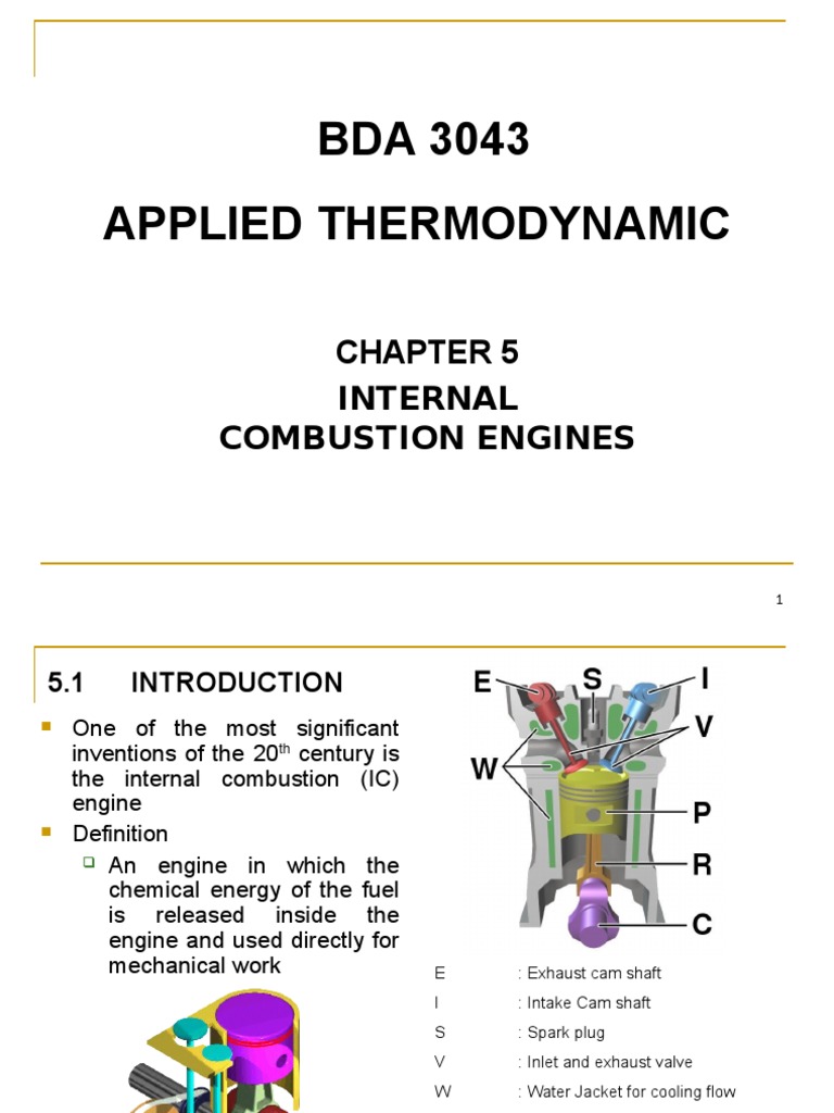 Ch5 - Internal Combustion Engines | Internal Combustion Engine | Energy