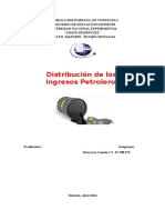 Distribucion de Los Ingresos Petroleros