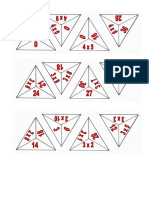 Fichas Triángulos Multiplicar 234