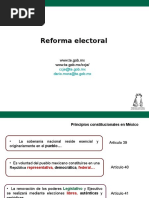 Reformas Electorales, Febrero 2016