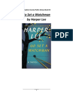 Go Set A Watchman Book Club Questions