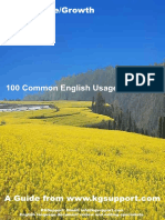 100 Coomon Usage Problems