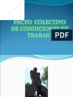 Pacto Colectivo de Condiciones de Trabajo - Diapositivas