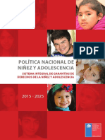 Política Nacional de La Infancia 2015-2025