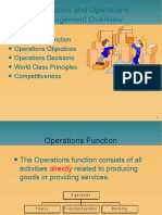 Production and Operations Management Overview