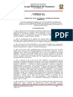 Acuerdo 10 Creación Del Sistema de Gestión Ambiental