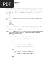 Declarations and Access Modifiers