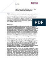 Power Harvesting, Dynamic and Reliable Green Wireless Body Area Networks For Health Care Applications