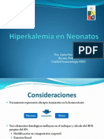 Hiperkalemia en Neontatologia 