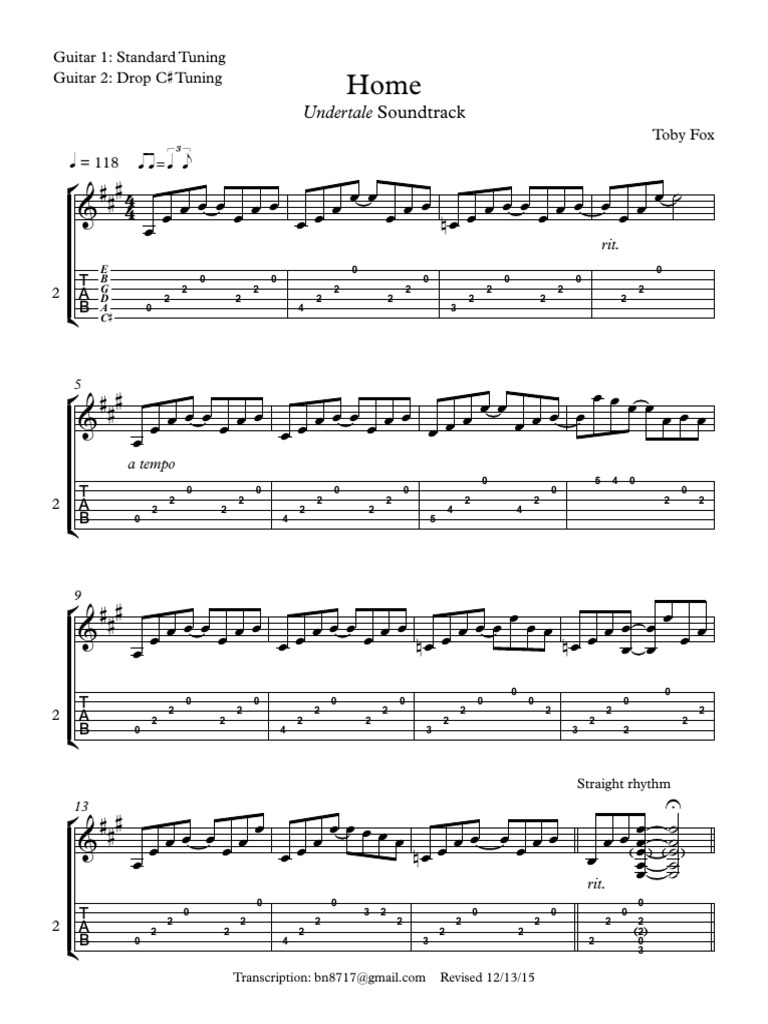 Undertale Home 2 Guitars Des Sports Loisirs