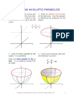 Graphing An Elliptic Paraboloid: Elliptical Cross-Section