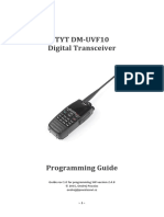 TYT DM-UVF10 Programming Guide v1.0 PDF