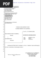 Matthew Keys Sentencing Memorandum (Rebuttal)