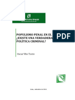 Populismo penal en el peru - Existe una verdadera politica criminal - Oscar-setiembre de 2013..pdf