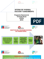 Experiencia Del PNVR en Pisos y Otras Medidas de Aislamiento