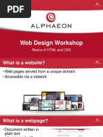 alphaeon web design workshop