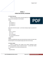 Modul 5 Struktur Kontrol Program