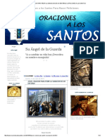 Jesus, Oracion para Pedir La Sanacion de Un Enfermo - Oraciones A Los Santos PDF