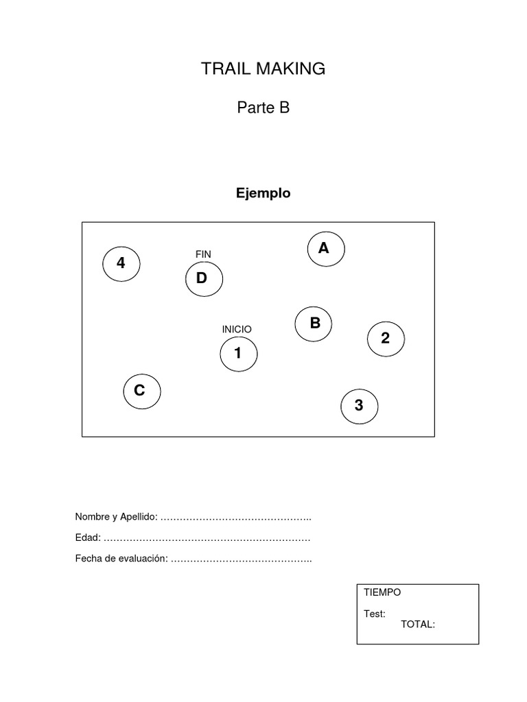 8 - Protocolo Trail Making B | PDF